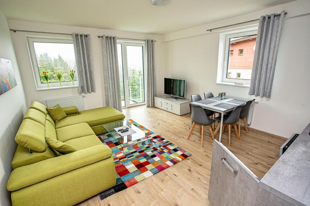 Green Apartment Klinovec By Mountain Ways Loučná pod Klínovcem المظهر الخارجي الصورة